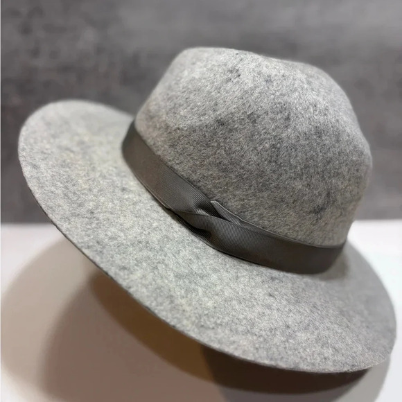 Grace Accessories - Grace Brand Women’s Grey Fedora Wool Hat Demure